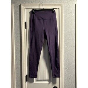 Girlfriend Collective Activewear Purple Compressive Leggings‎ Large Ankle Length